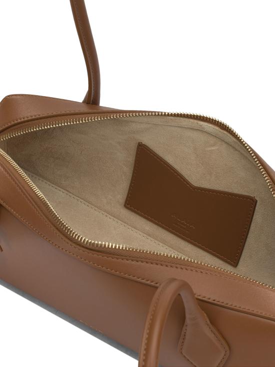 26FW 알라이아 르 테켈 미디움 레더 숄더백 AA1S06033I061237 Brown - ALAIA