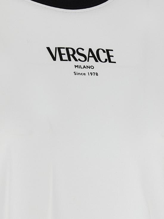 26SS 베르사체 폴로 티셔츠 VE324762BM WHITE - VERSACE