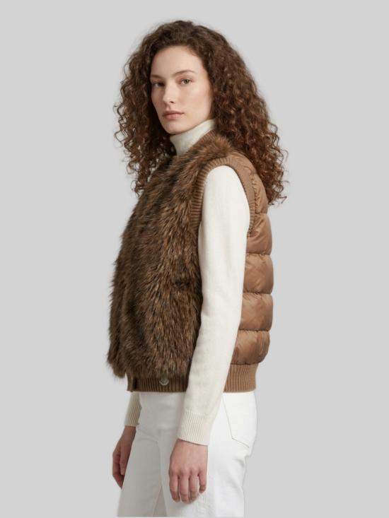 26FW 몽클레어 베스트 L20939I00004 BROWN - MONCLER
