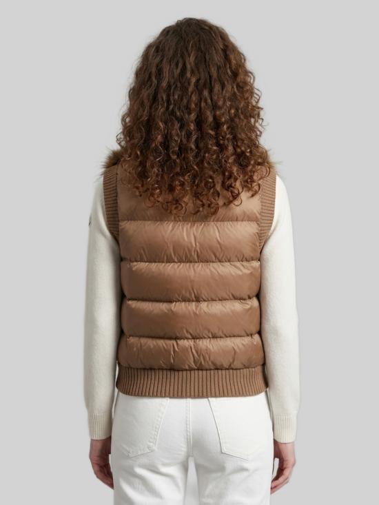 26FW 몽클레어 베스트 L20939I00004 BROWN - MONCLER
