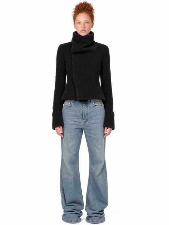 26FW 릭 오웬스 의류 RP02F5712WPA 09 BLACK - RICK OWENS