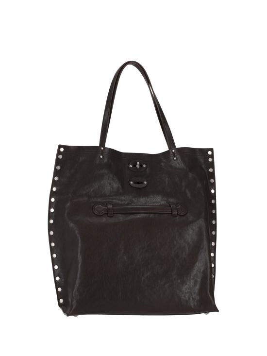 26FW 자넬라토 토트백 0687902100000M Z1153 BROWN CARBONE
