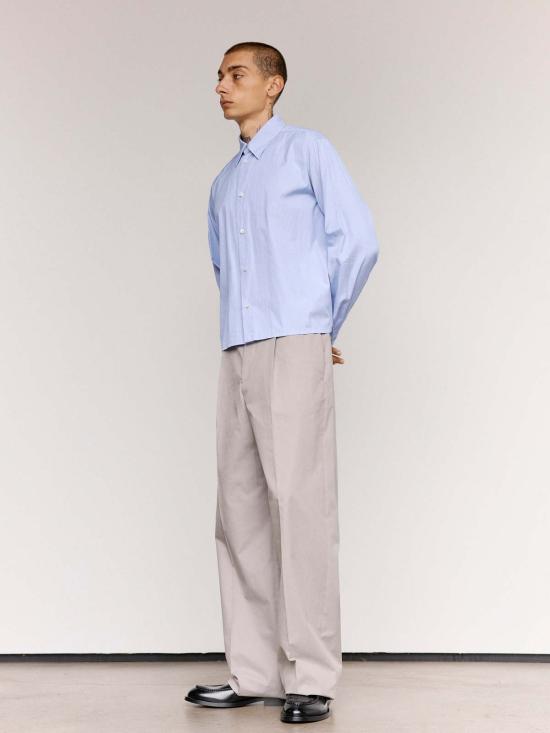  질샌더 셔츠 Jil Sander 코튼 필 아 필 - JIL SANDER