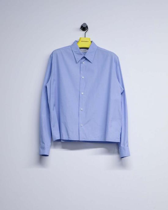  질샌더 셔츠 Jil Sander 코튼 필 아 필 - JIL SANDER