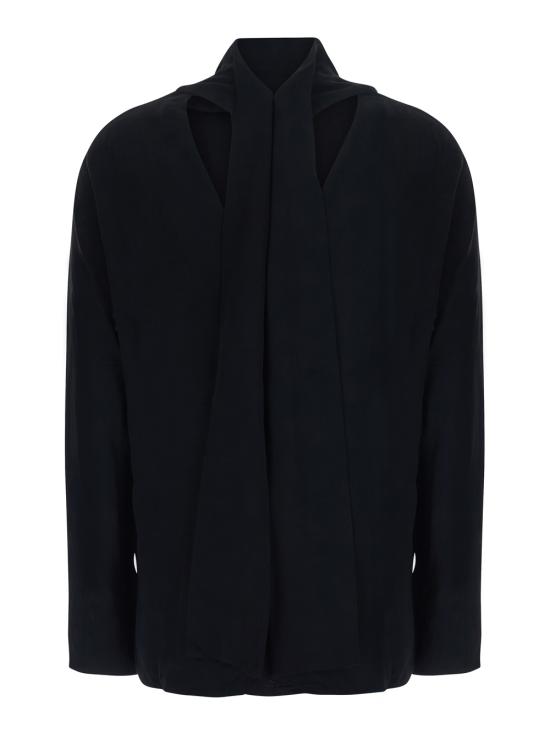 26FW 토템 블라우스/셔츠 264WRT0738FB0816001 Black - TOTEME