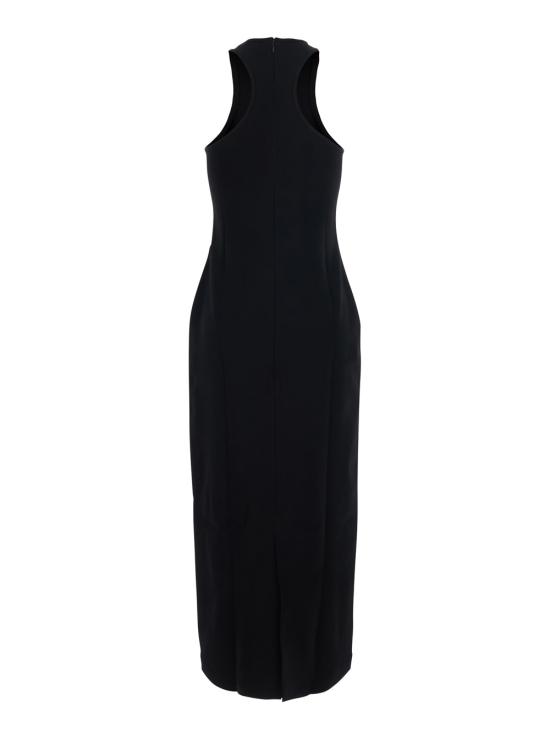26FW 토템 롱 원피스 264WRD0375FB0718001 Black - TOTEME
