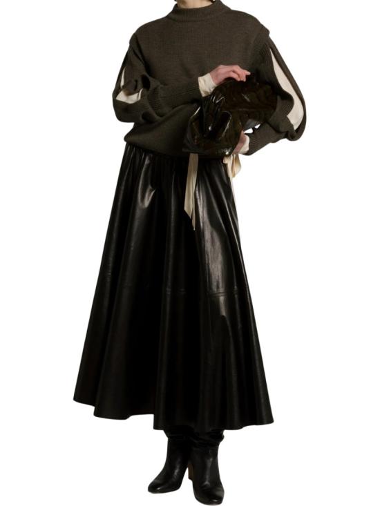 26FW 알베르타 페레티 니트웨어 092551001438 Brown - ALBERTA FERRETTI