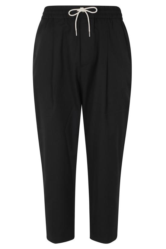 26FW 드롤드무슈 팬츠 PERMBP167PL127 099 Black