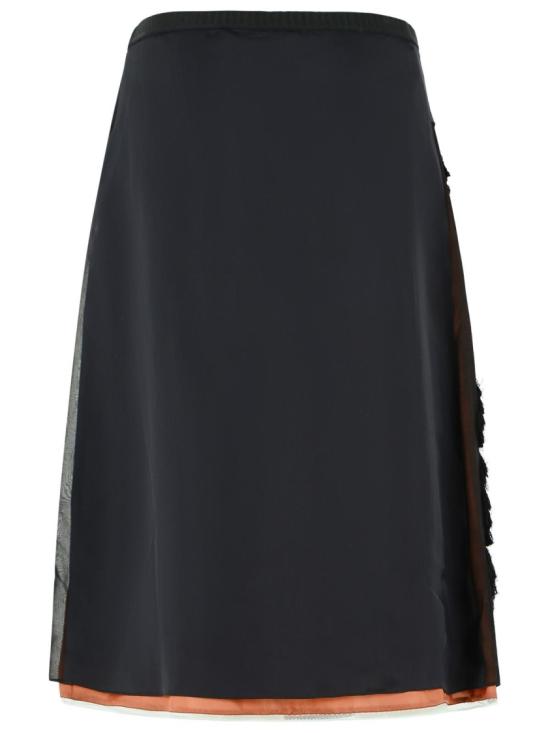 26FW 마르니 스커트 GOMA0866SU USR034 00N99 Black - MARNI
