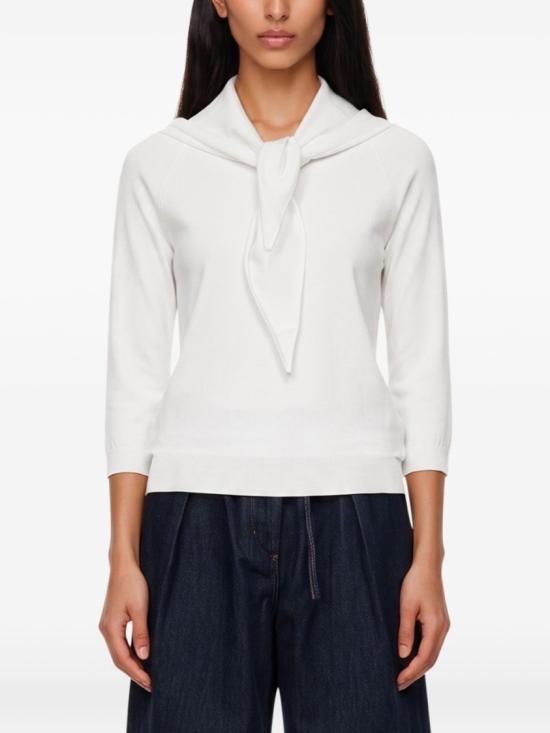 26FW 막스마라 탑 2621366071MXMFENICE001 White - MAX MARA
