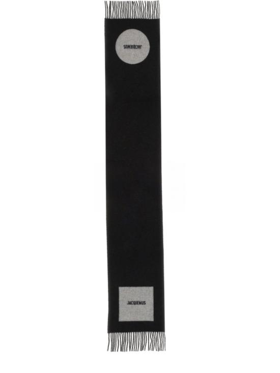  자크뮈스 롱드 카레 울 머플러 ACU00579AOT 4044090 Black