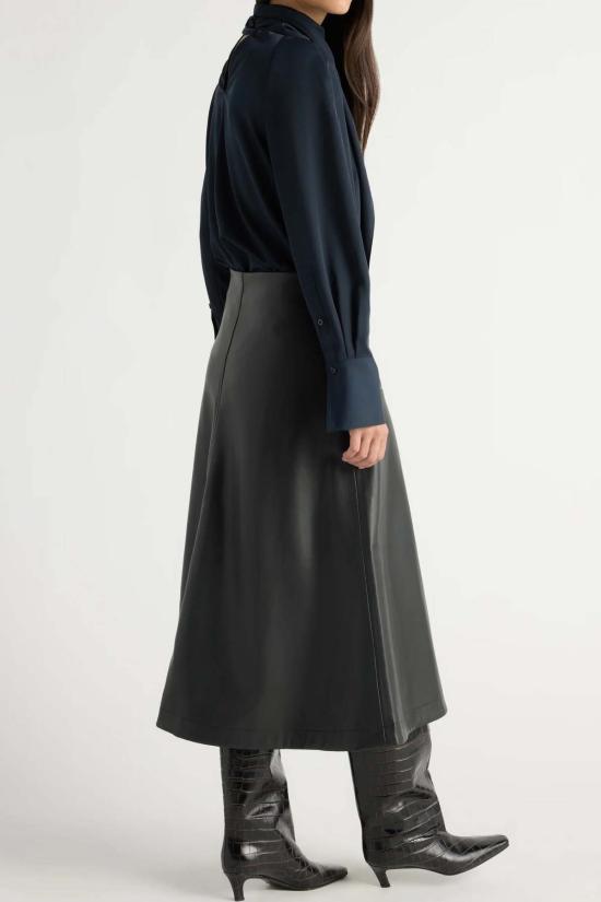  모던 시티즌 스커트 할리 A라인 비건 가죽 - MODERN CITIZEN