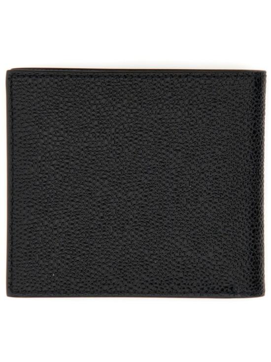 26FW 톰브라운 페블 그레인 레더 빌 폴드 지갑 MAW023A 00198001 Black - THOM BROWNE
