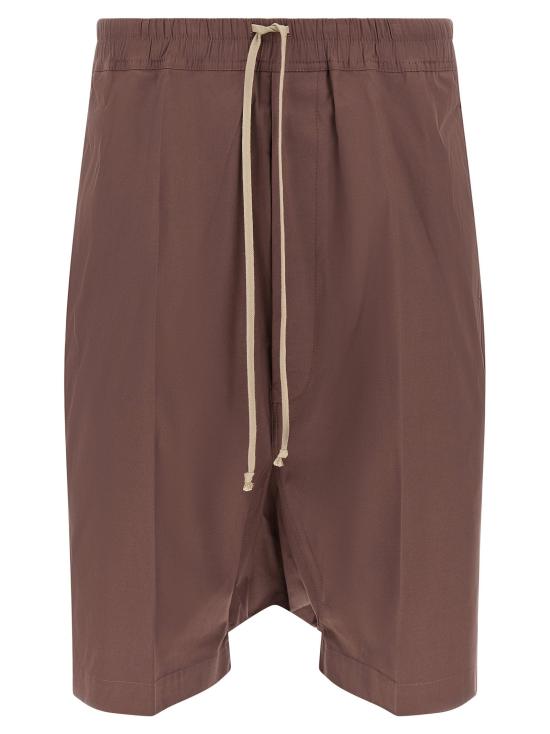  릭 오웬스 숏팬츠 LDRU02F4384TE86 BROWN