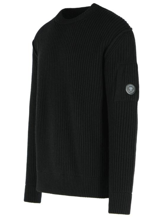 26FW 씨피 컴퍼니 니트웨어 21CMKN105A 110149A 999 Black - C.P. COMPANY