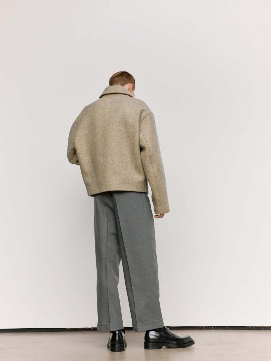  질샌더 스트레이트 팬츠 질 샌더 화산 유리섬유 캔버스 벨트 팬츠 - JIL SANDER