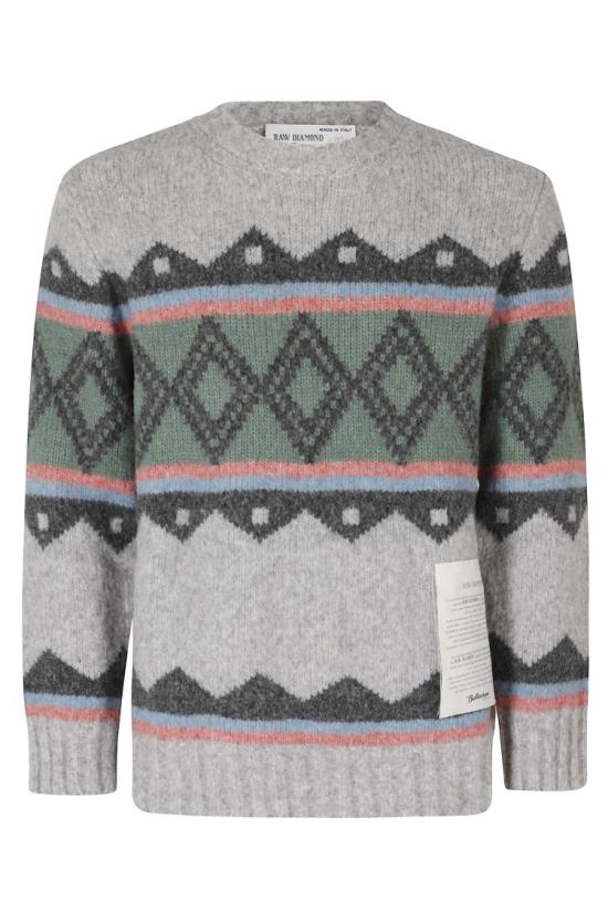 26FW 발렌타인 니트웨어 B4P337 3W082 95052 099 Grey