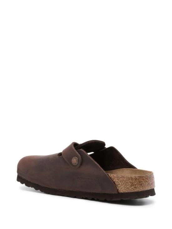 26FW 버켄스탁 보스턴 소프트 풋베드 오일드 레더 159713 Black - BIRKENSTOCK