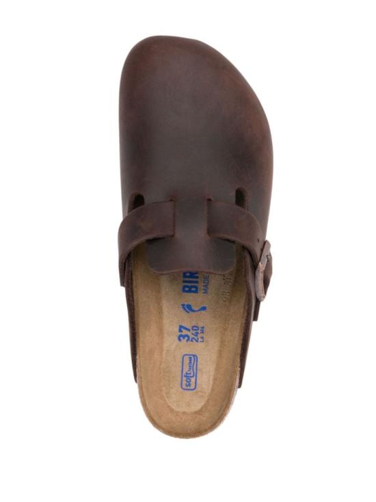 26FW 버켄스탁 보스턴 소프트 풋베드 오일드 레더 159713 Black - BIRKENSTOCK