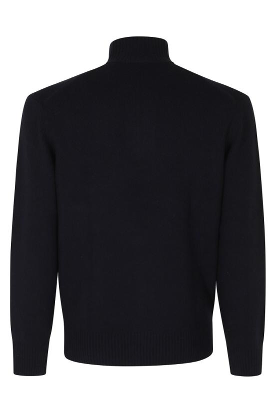 26FW 라코스테 방모 반집업 스웨터 AH3052 099 Black - LACOSTE