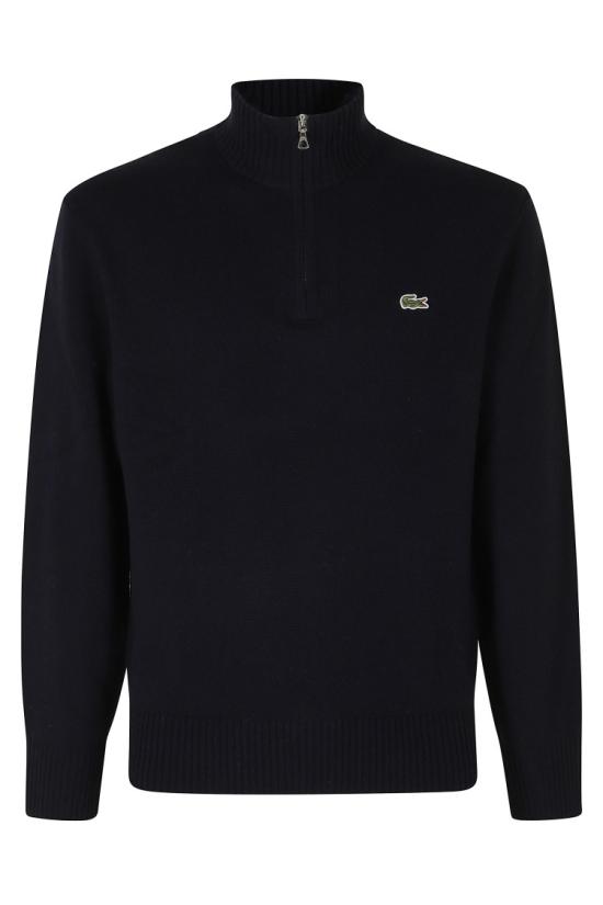 26FW 라코스테 방모 반집업 스웨터 AH3052 099 Black