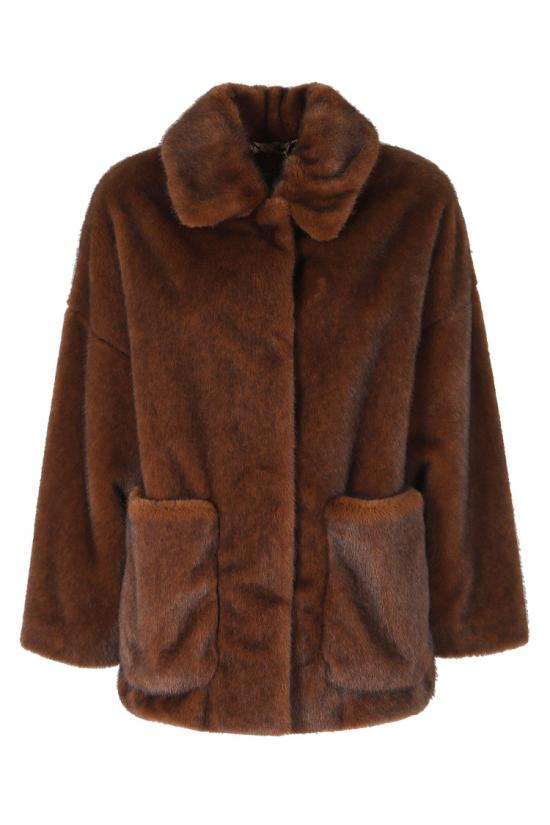 26FW 에르노 페이크 퍼 패치 포켓 코트 GC000600D 12739 099 Black