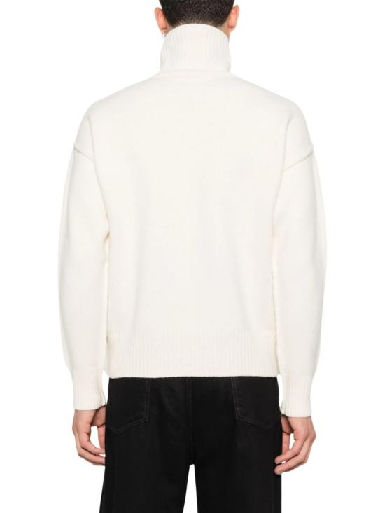 26FW 아미 ADC 터틀넥 스웨터 UKS839018151 White - AMI