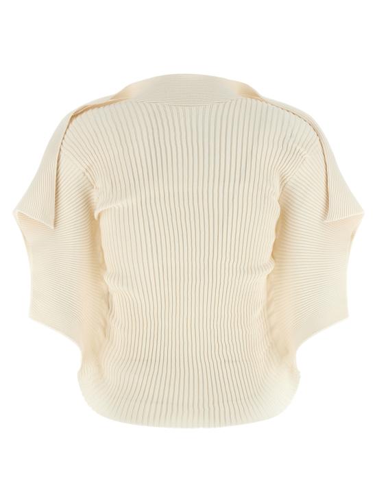 26FW 이세이 미야케 탑 IM68KN29403 White - ISSEY MIYAKE