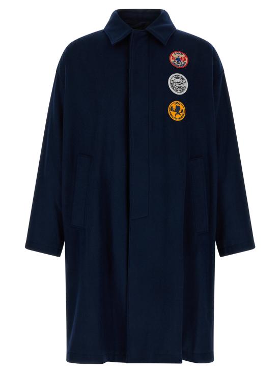 26FW 송포더뮤트 코트 262MCT038P7PLWMNVYNAVY Blue