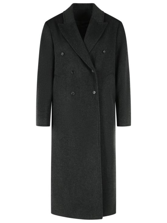 26FW 루루 드 세종 코트 ROSCO LDS ANTHRACITE MELANGE Black