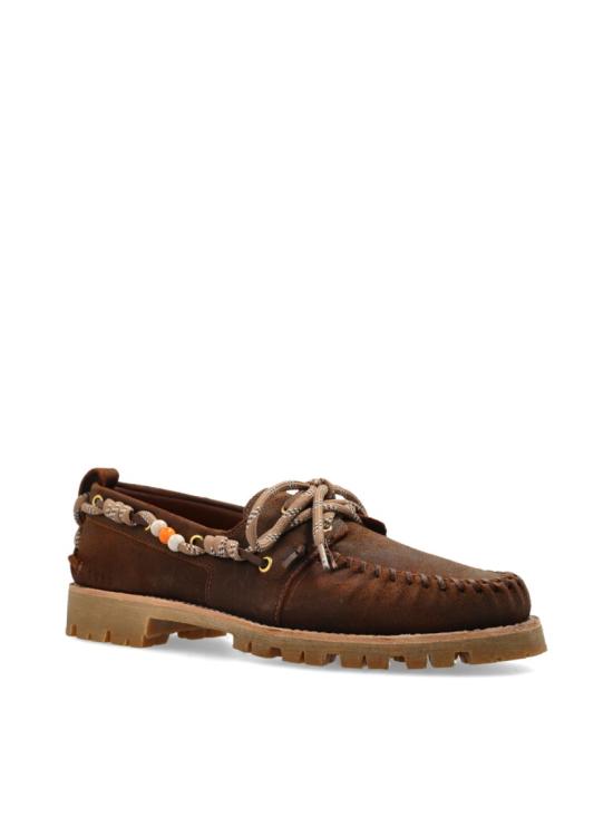 26FW 골든구스 왁스드 스웨이드 크루즈 로퍼 GMF01048F00819255372 Brown - GOLDEN GOOSE