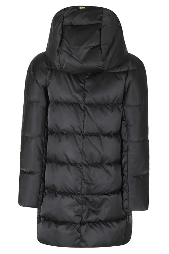 26FW 에르노 새틴 A-셰이프 재킷 PI1304D 12170Z 099 Black - HERNO