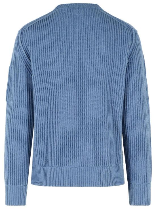  씨피 컴퍼니 니트웨어 21CMKN105A 110149A 871 Blue - C.P. COMPANY