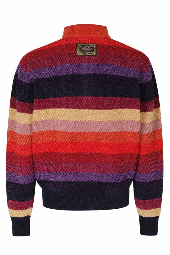 26FW 드롤드무슈 니트웨어 MPO240PL196 099 Red - DROLE DE MONSIEUR