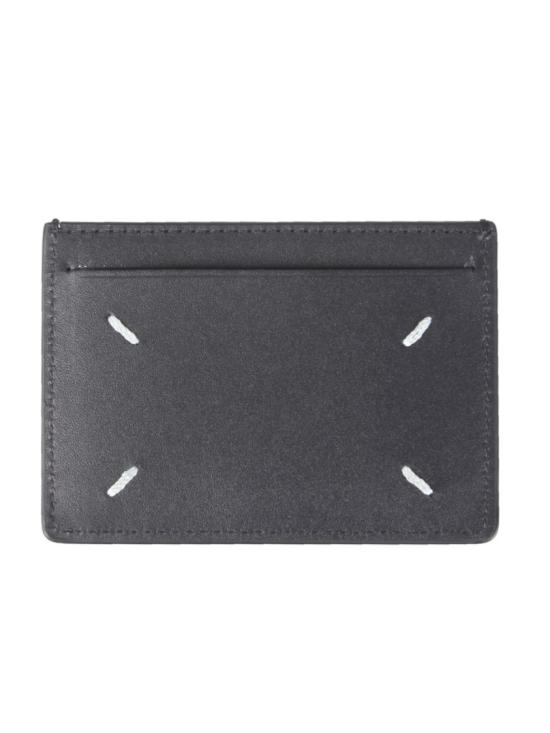 26FW 마르지엘라 포 스티치 카드 홀더 SA1VX0007 P4745T8013 Black - MAISON MARGIELA