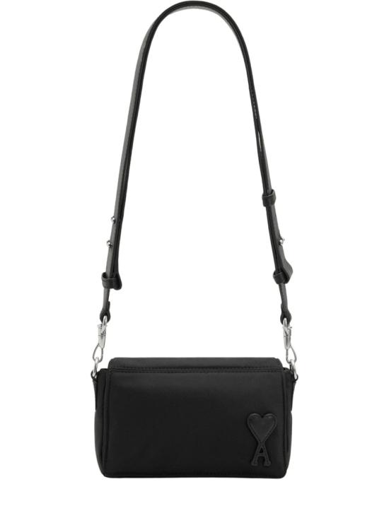 26FW 아미 톤온톤 하트 로고 나일론 마르셀 런치 박스 백 ULL710AW0001001 Black