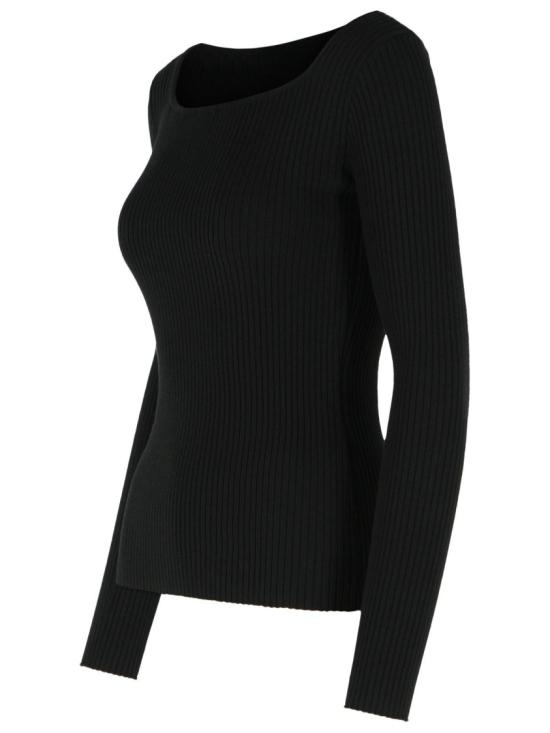 26FW 쿠레쥬 니트웨어 426MPU326FI0001 9999 Black - COURREGES