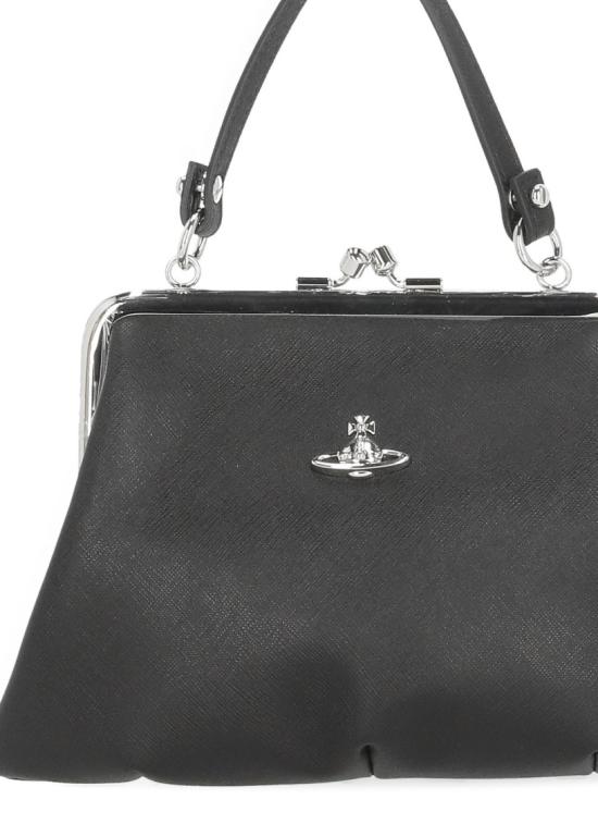 26FW 비비안웨스트우드 그래니 프레임 퍼스 4B010007WS0021N401 Black - VIVIENNE WESTWOOD