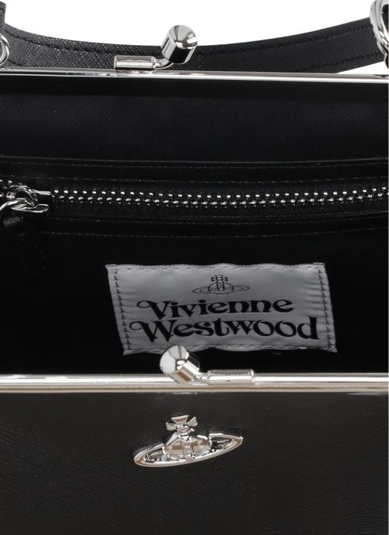 26FW 비비안웨스트우드 그래니 프레임 퍼스 4B010007WS0021N401 Black - VIVIENNE WESTWOOD
