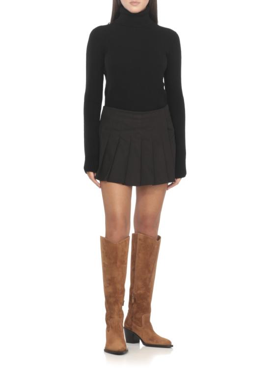 26FW 스튜어트 와이츠먼 부츠 TATE BOOTSport Suede Stackeddoe Brown - STUART WEITZMAN