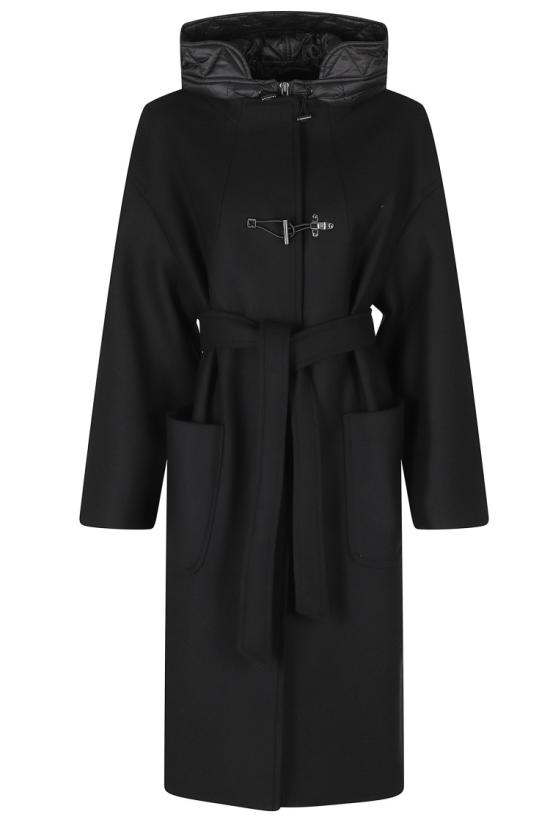 26FW 페이 코트 NAW59533530YMV 099 Black