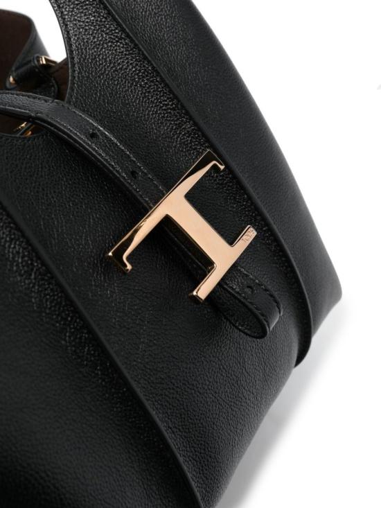 26FW 토즈 T 타임리스 미니 토트백 XBWTSBA9100Q8E B999 Black - TODS