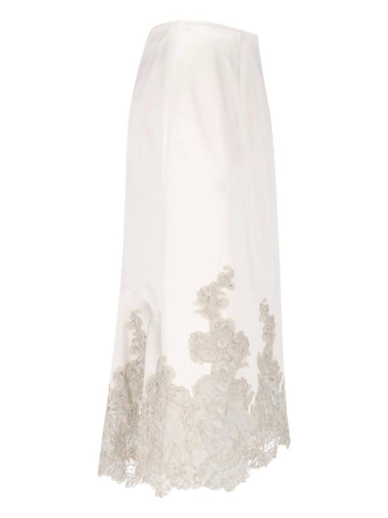 26FW 에르마노 설비노 스커트 D492O742APNXE30401 White - ERMANNO SCERVINO