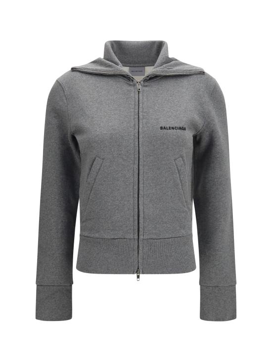 26FW 발렌시아가 후드 티셔츠 A009S3TUVA4 8519 GREY