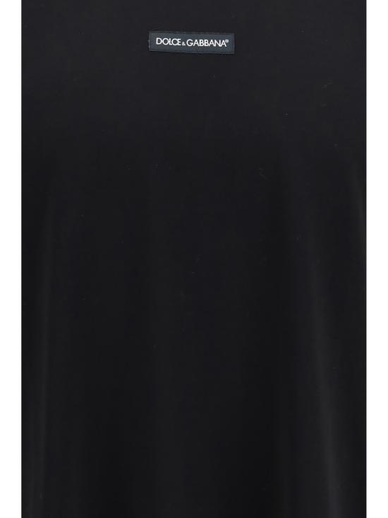 26FW 돌체앤가바나 반팔 티셔츠 G8PN9TG7QNP N0000 BLACK - DOLCE & GABBANA