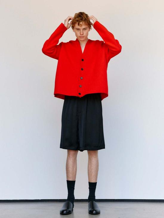  질샌더 숏팬츠 질 샌더 플루이드 비스코스 쇼츠 - JIL SANDER