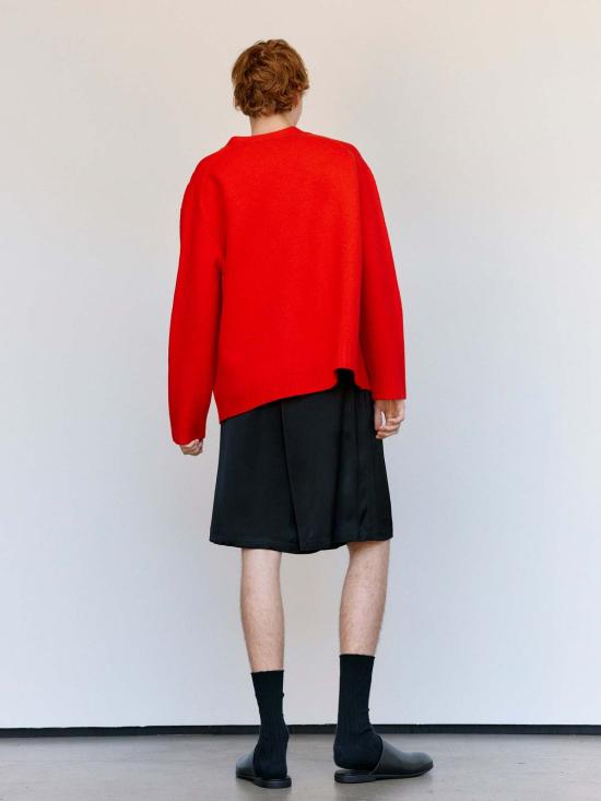  질샌더 숏팬츠 질 샌더 플루이드 비스코스 쇼츠 - JIL SANDER