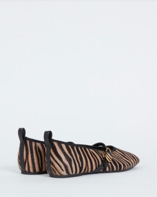  랙앤본 힐/펌프스 Rag & Bone Spire Mary Jane Flats Zebra - RAG & BONE