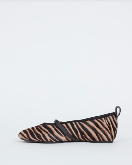  랙앤본 힐/펌프스 Rag & Bone Spire Mary Jane Flats Zebra - RAG & BONE