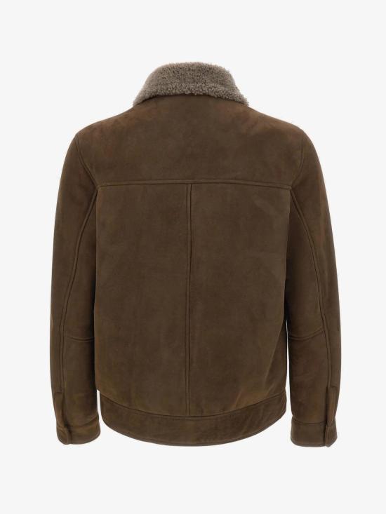 26FW 볼파글리 자켓 Shearling Tortora의 지아코네 브루넬레스키 - VOLFAGLI
